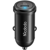 Mcdodo Cc 7491 Pd 30w Fast Charging Type C Single Port Mini Car Charger Black - CompuMe